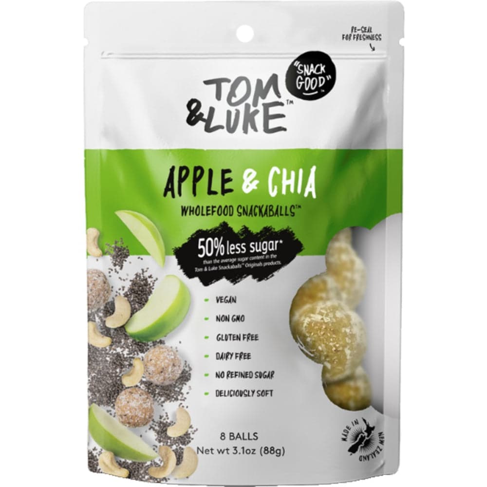 Tom & Luke – Apfel & Chia Vollwert-Snackbällchen
