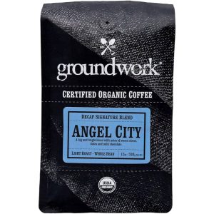 Groundwork zertifizierte Bio ganze Bohnen Kaffee Engel Stadt