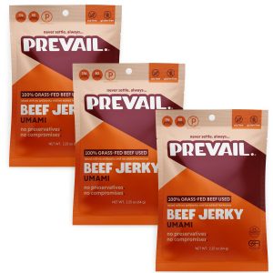überwiegen ruckige Umami Rindfleisch ruckig, 100% Gras gefüttert – 3 Säcke x 2.25 Unze