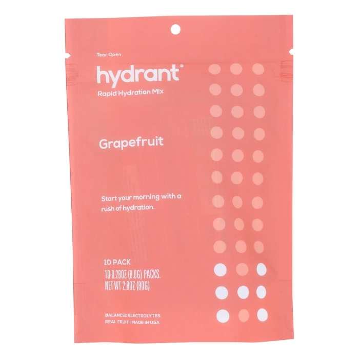 Hydrant – Hydrate Grapefruit Hydration Mischung, 10 Beutel