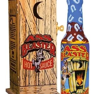 Ass Blaster scharfe Sauce mit Holzhaus, . – 5oz