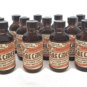 Original Fire Cider ( ungesüßte Apfelcideressigwurzel-Infusion) Flaschen – 16 x – 2oz