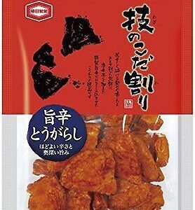 Kameda, Waza no Kodawari, Reisknacker, roter Chilipfeffer , heiß – 110g