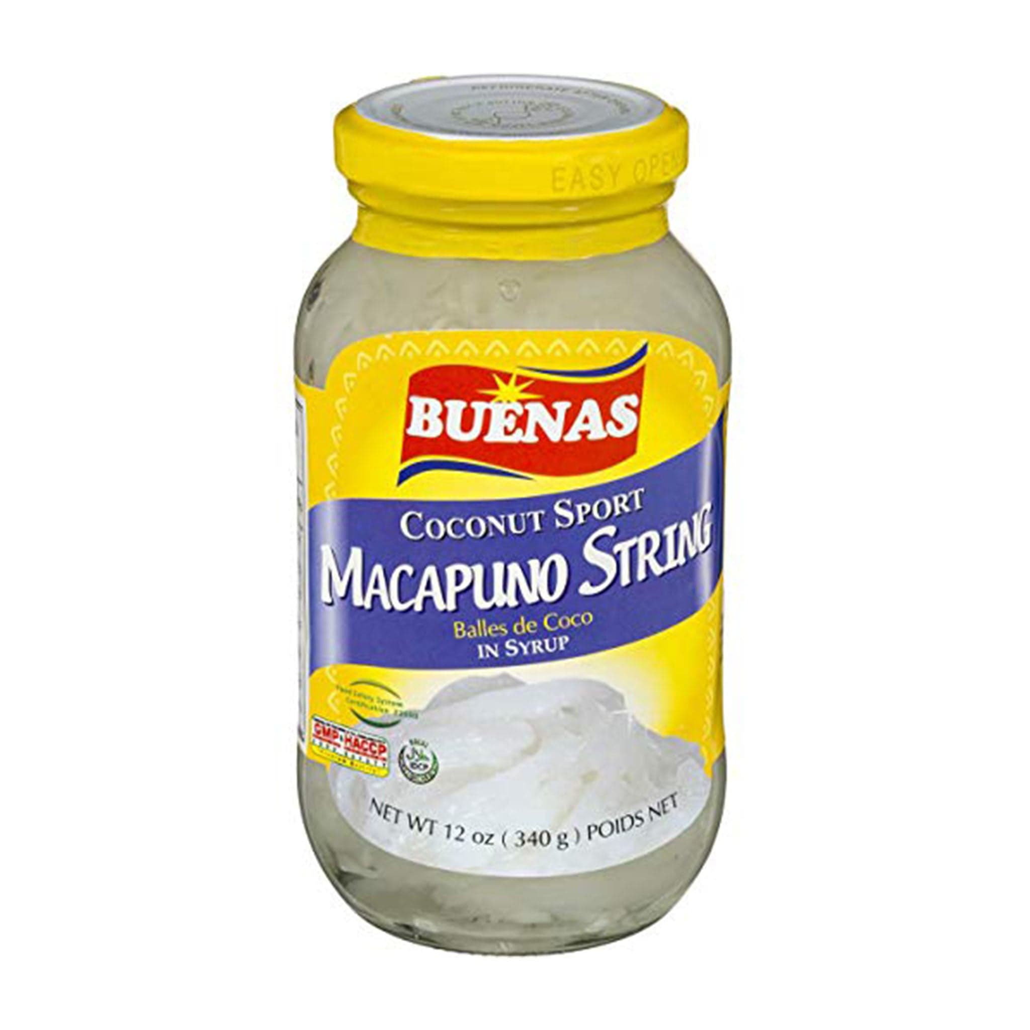 Buenas Kokos Sport Macapuno String aus Sirup