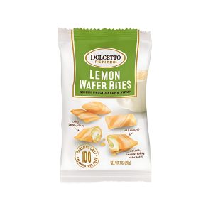 Dolcetto Zitronenwafer beißen (italienisch)