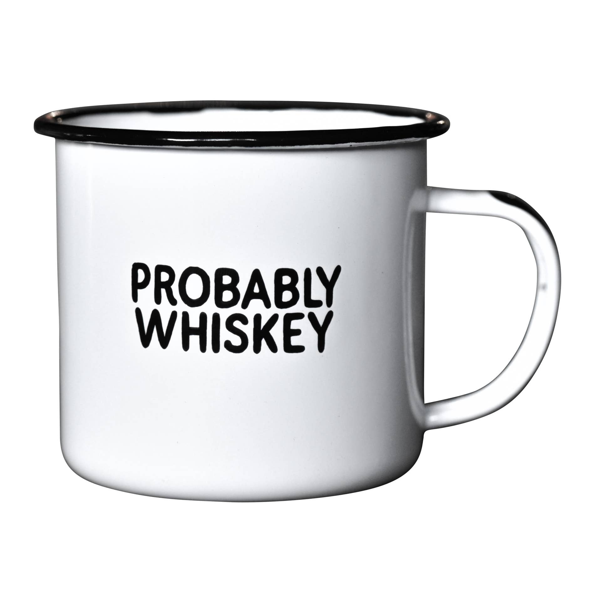 Swag Brewery – wahrscheinlich Whiskey – Emaille Tasse