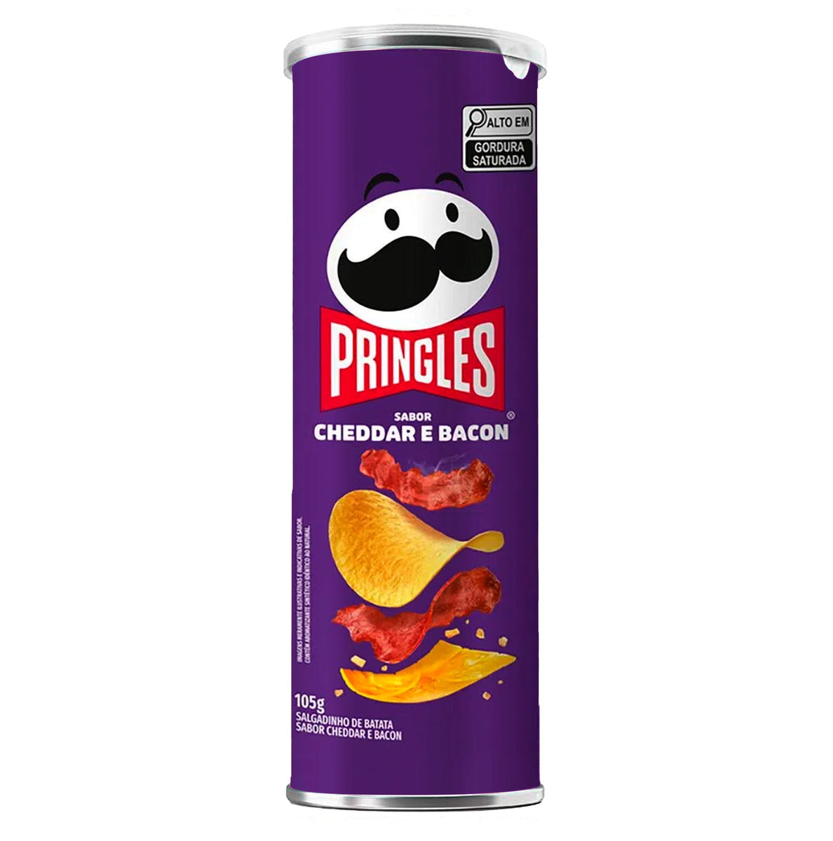 Pringles Cheddar E Bacon Kartoffelchips 115g BRAZIL (Fall von 12)