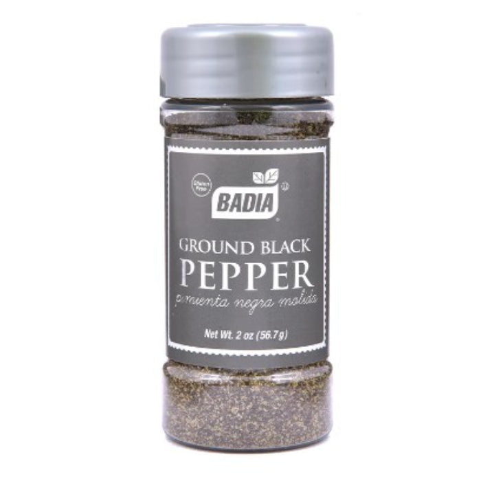 Badia Pfeffer Schwarz gemahlen, 2 Oz – 8er Packung