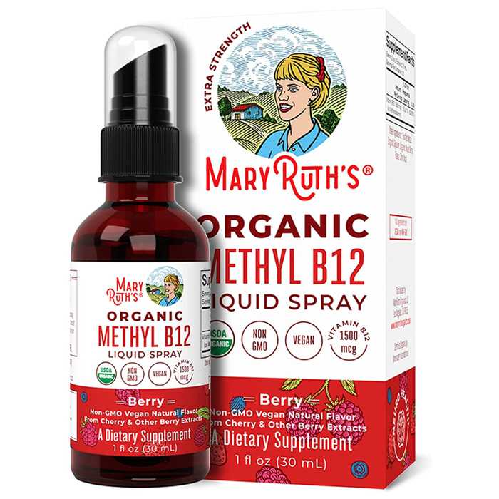 MaryRuth's – Bio-Methyl B12 Spray, Berry, 1 oz – Packung mit 1
