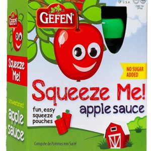 Gefen No Zucker zugesetzte Apfelsauce Beutel, 3,17 Unzen (4 Zählung)