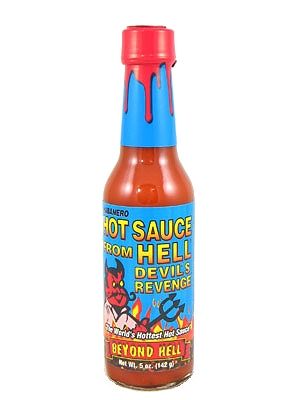 Habanero Chilisauce aus der Hölle Teufels Rache, jenseits der Hölle, 5oz