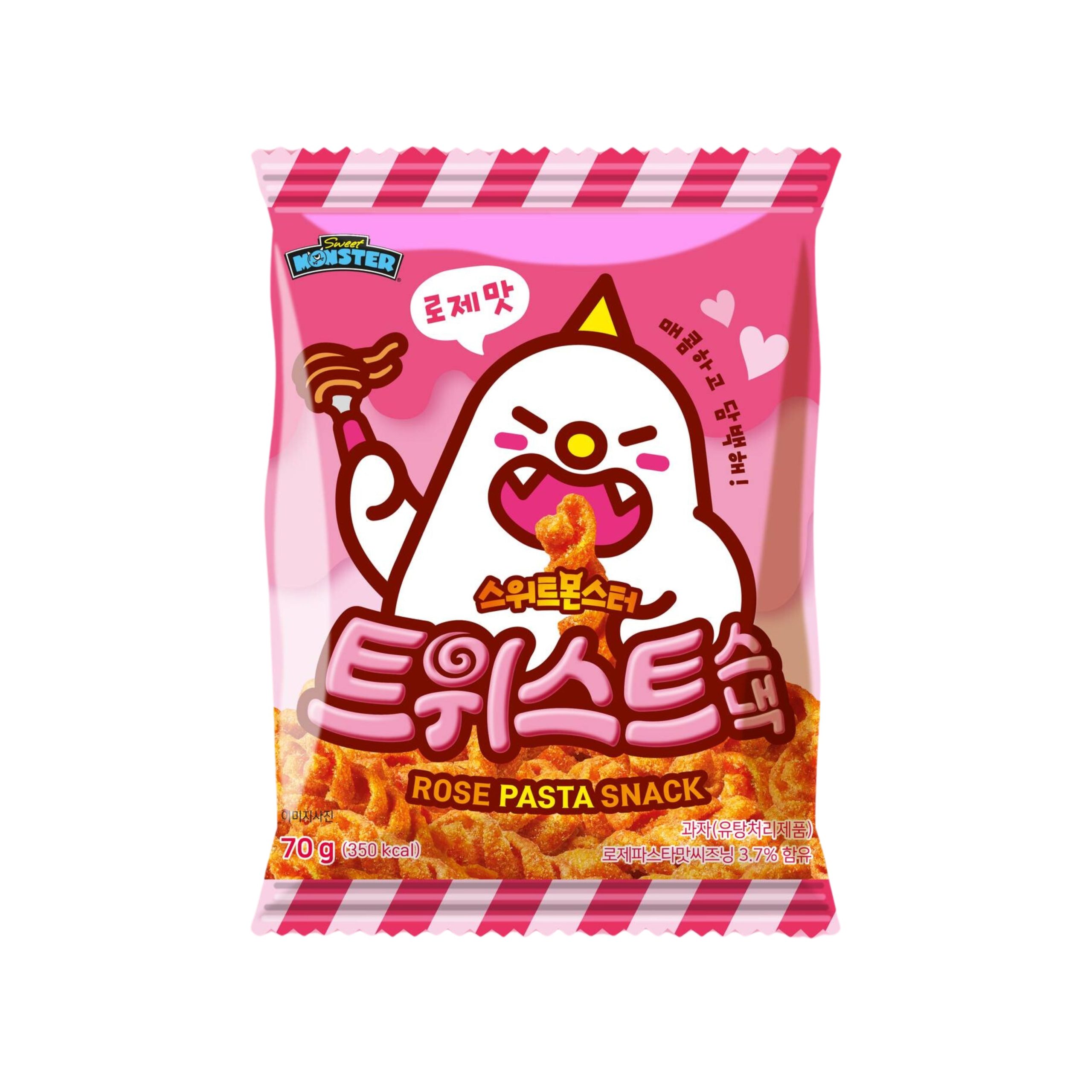 Süße Monster Rose Pasta Snack (Korea)