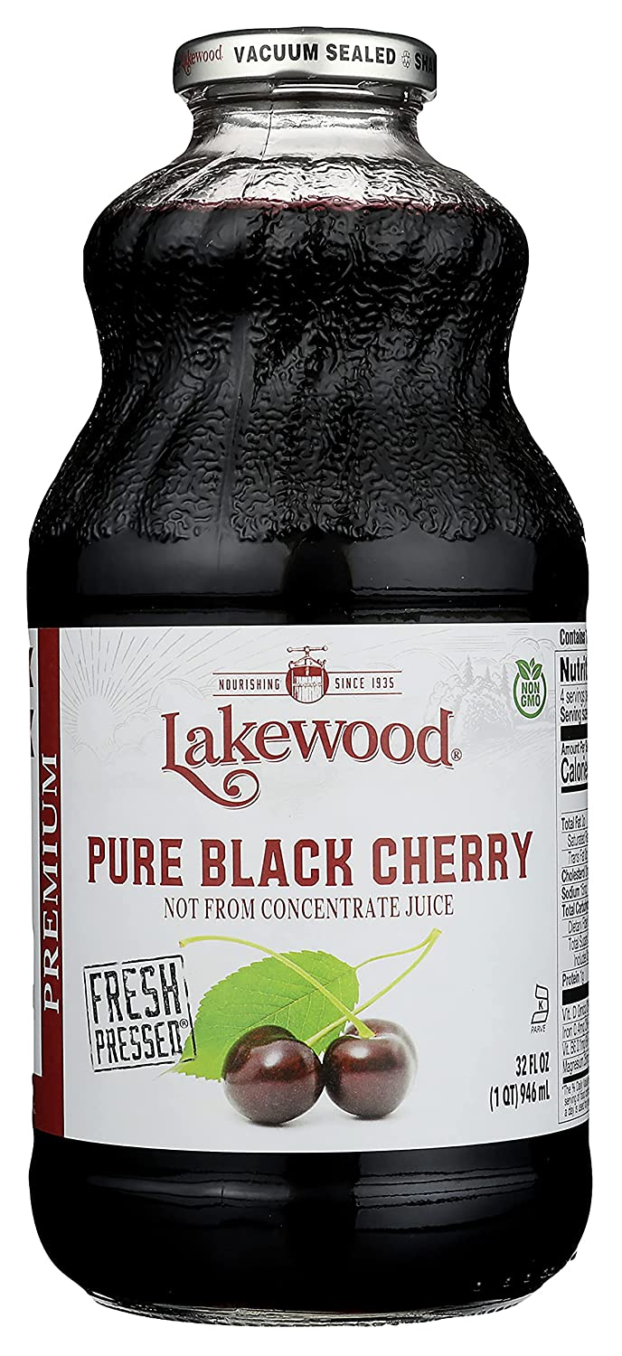 Lakewood Premium rein Frucht Juice Pressed Schwarz Kirsche 32 Fl Oz – Packung