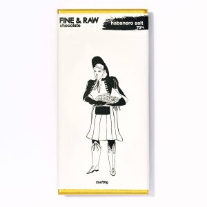 Fine and rohe dunkle Schokolade & Habanero Salzstange (70% Kakao / Kakao), Bio, fairer Handel – 10 bar x Gehäuse – 2oz