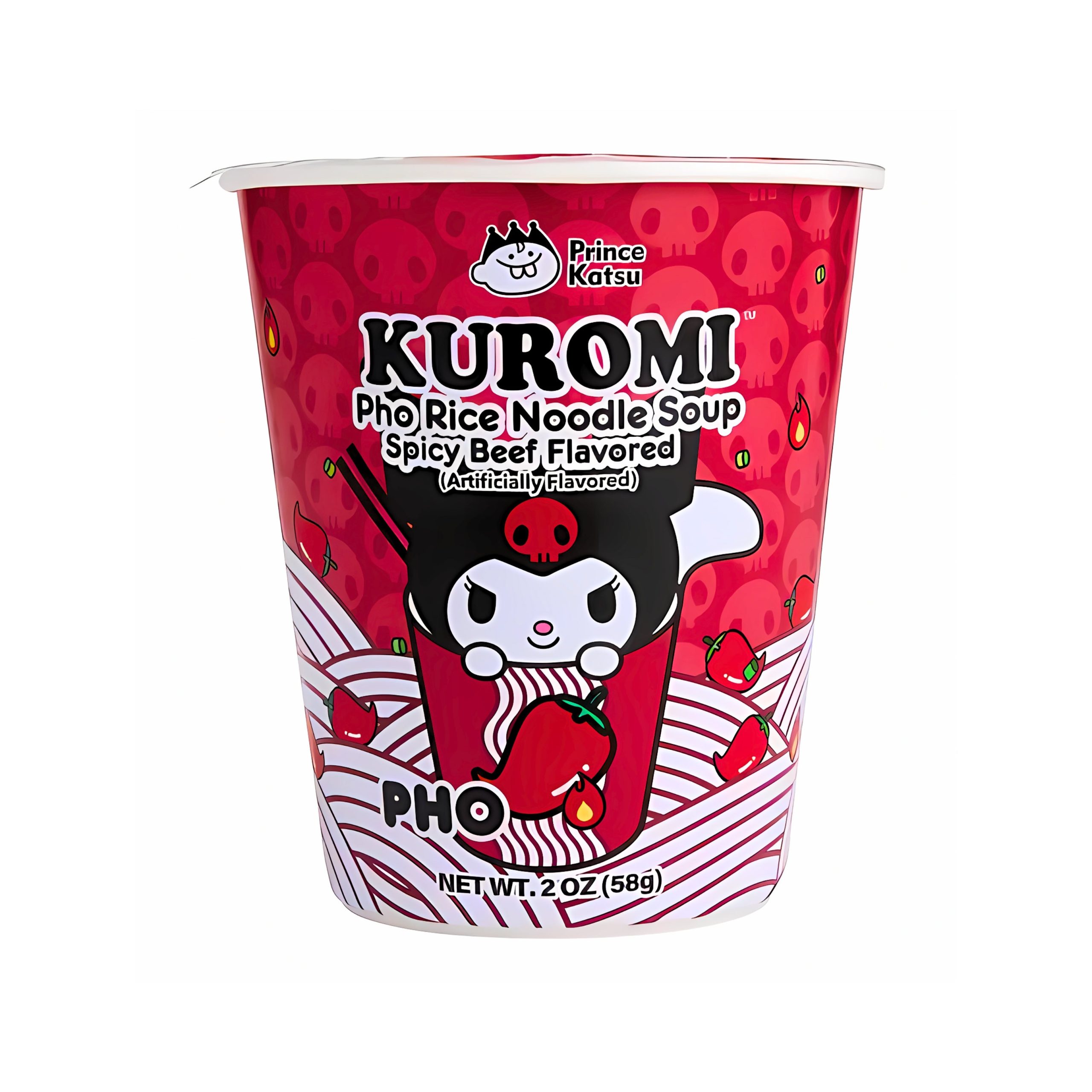 Prinz Katsu Kuromi Pho Reis Nudelsuppe Würziges Rindfleisch-Geschmack (Taiwan)
