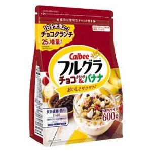 Calbee “Furugura” Früchte Granola, Schoko & Banane, 550g