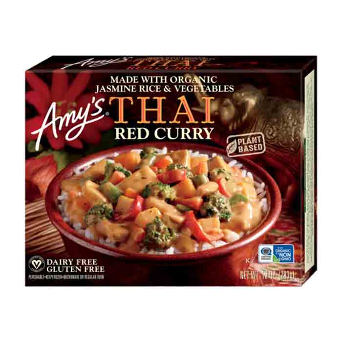 Amys – Curry Rot Thai Gf, 10oz – Packung mit 12 Stück