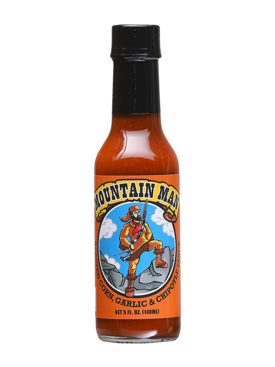 Chilisauce Berg Mann geröstet Mais, Knoblauch & Chipotle 5 oz Hitze 7