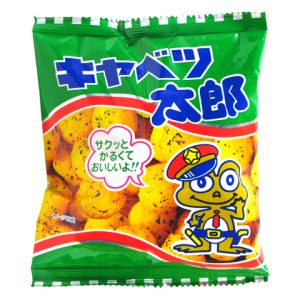 Kado’s Taro Series, Kyabetsu Taro, “Cabbage Taro”, Crispy Maissnacks, – 14g
