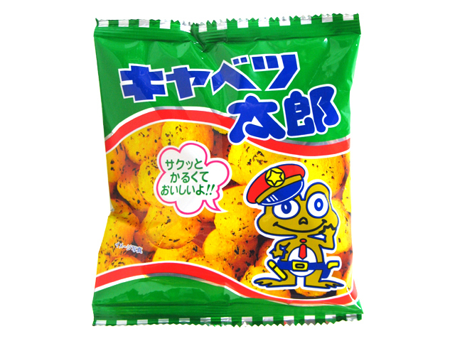 Kado's Taro Serie, Kyabetsu Taro, “Kohl Taro”, Knuspriger Maissnack, 14g