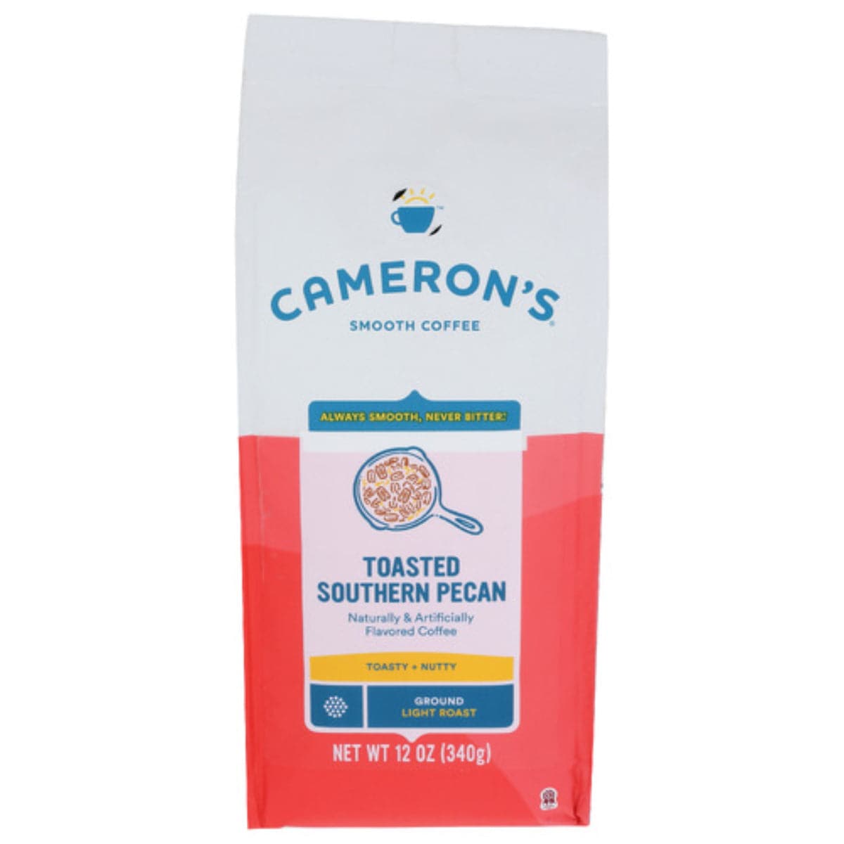 Camerons Kaffee – gerösteter Southern Pekannuss hell Roast gemahlener Kaffee, 12