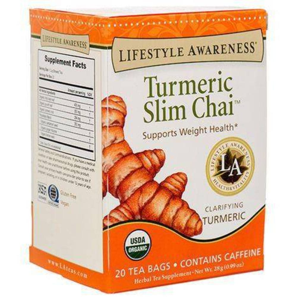 Lifestyle Awareness – Kurkuma Slim Chai mit klärenden, 0,99 Oz