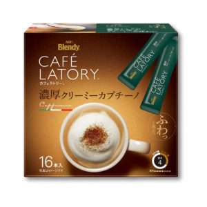 AGF Blendy Cafe Latory Stick Cremiger Cappuccino (Sofortkaffee) 16 Stück