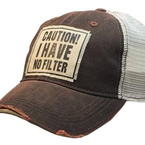 Vintage Life Vorsicht! Ich habe keine Filter Distressed Trucker Kappe