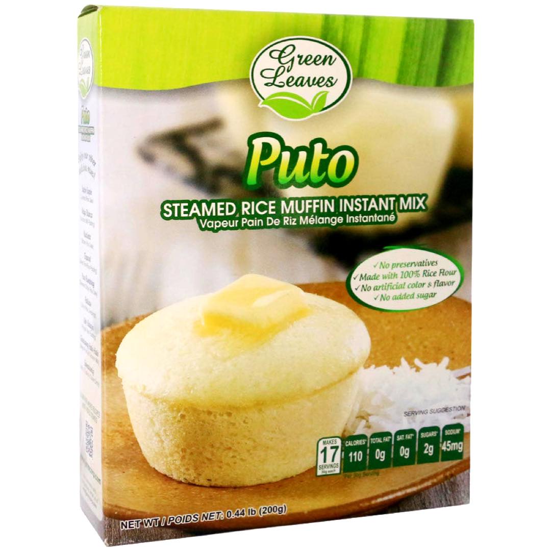 Grüne Blätter – Puto – Gedämpfter Reis Muffin – Instant Mischung – 200 G