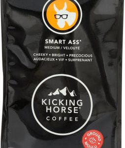 Kicking Horse Kaffee smart ass mittel gebratenen Boden 10 Unzen – Packung mit 6