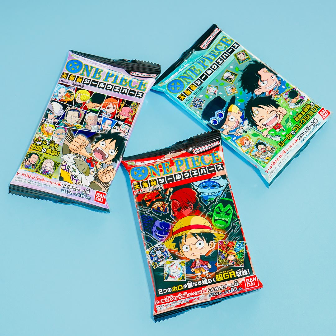 One Piece Großer Piratenwafer mit Aufkleber