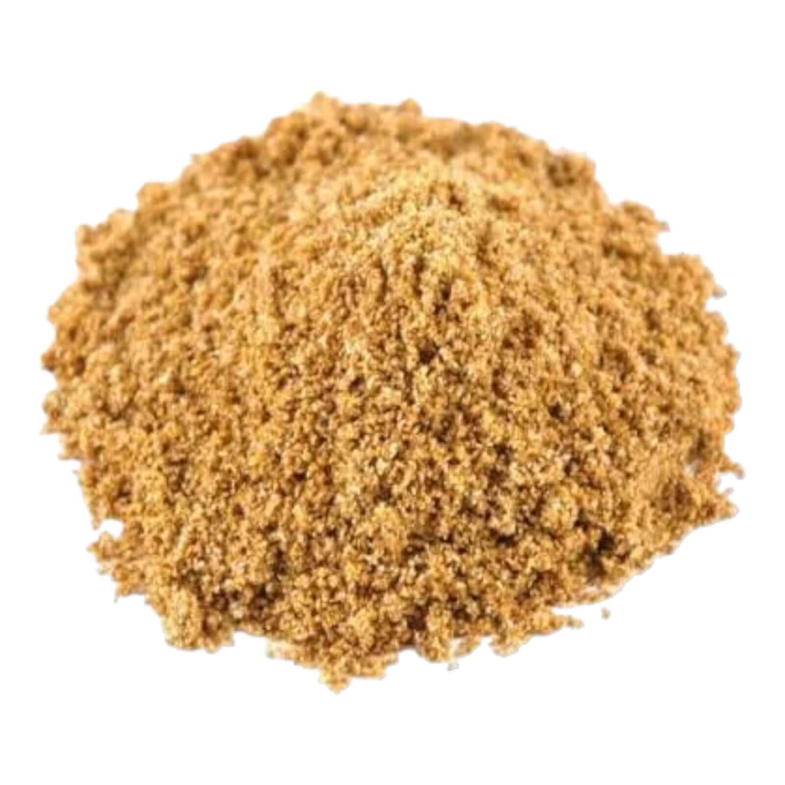 Jaggery Pulver Unraffinierter Stock