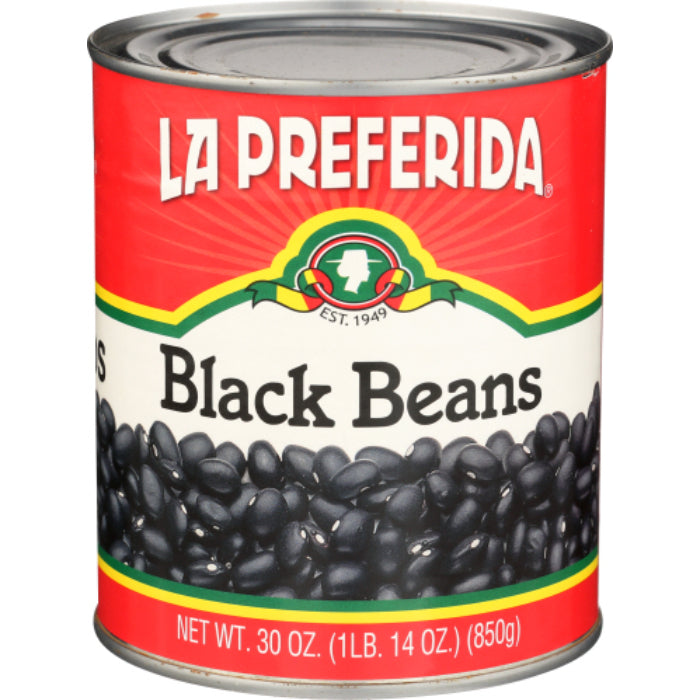 La Preferida Schwarze Bohnen, 30 Oz – 12er Packung