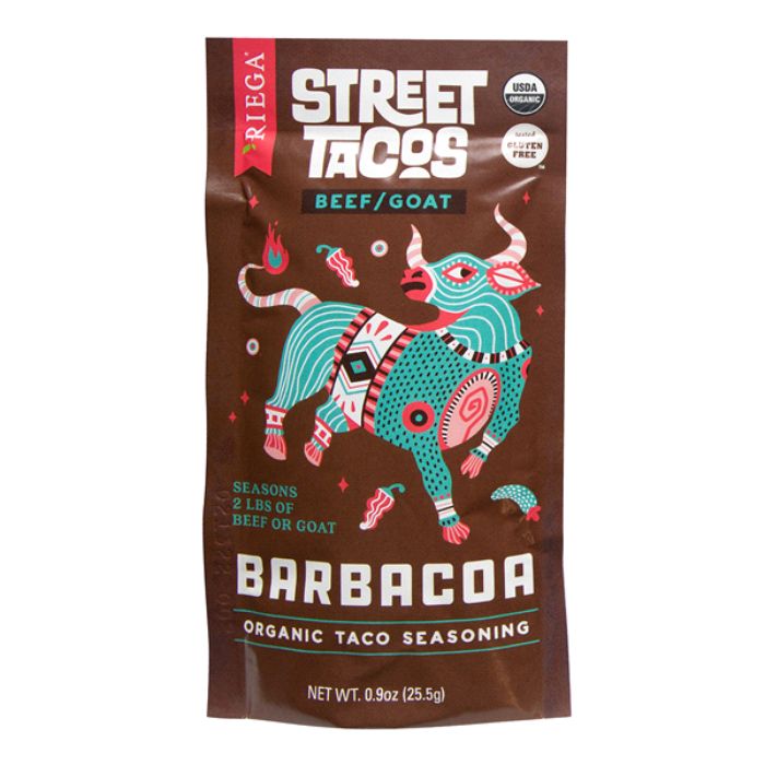 Riega Street Taco Würzmischung Barbacoa 0.9 Oz – Packung von 8