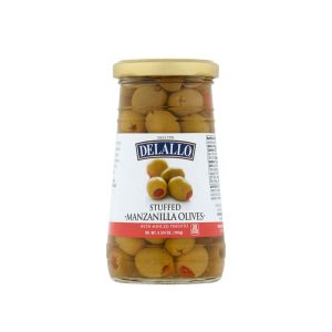 delallo – gefüllte Manzanilla-Oliven, 5,75 Unzen Packung 12
