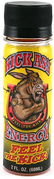 Kick Ass Energy Drink, 2oz