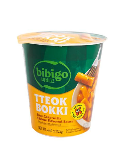Bibigo TTeokbokki Reiskuchen mit Käse aromatisiert Sauce