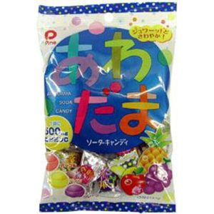 Pine, Awadama Soda Bonbons, harte Bonbon-Sortiment, – 120g