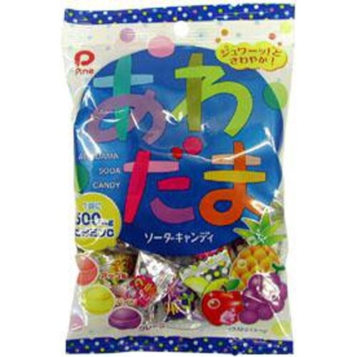Pine, Awadama Soda Süßigkeiten, Hartbonbon-Sortiment, 120g