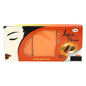 UNI – KOJIC mit Papaya Seife – TRIO – 3 x 135G – 405 G