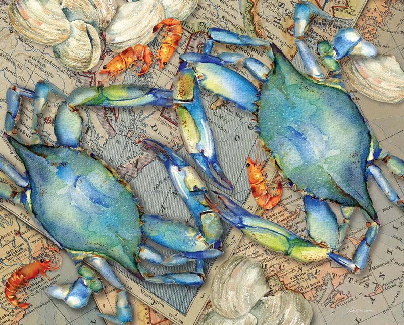Heritage Puzzle – Blaue Krabbe Bounty