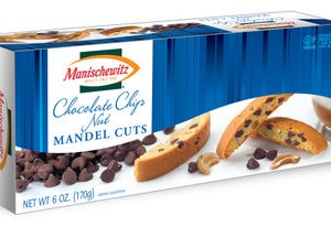 Manischewitz Schokoladenchip Nuss Mandel Schnitte, 6 Unzen.