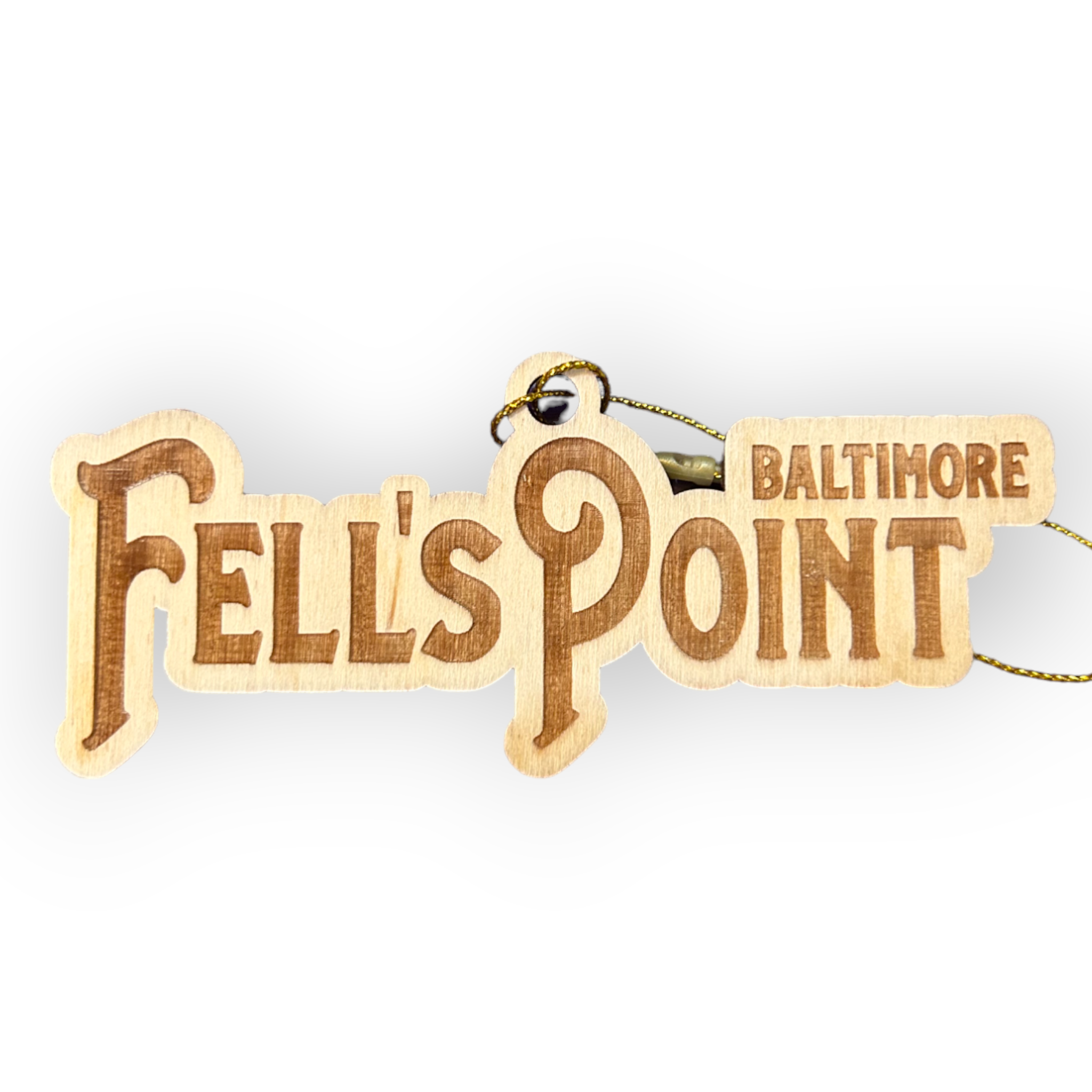 Leroy Weihnachten Ornamente Fell's Point Text