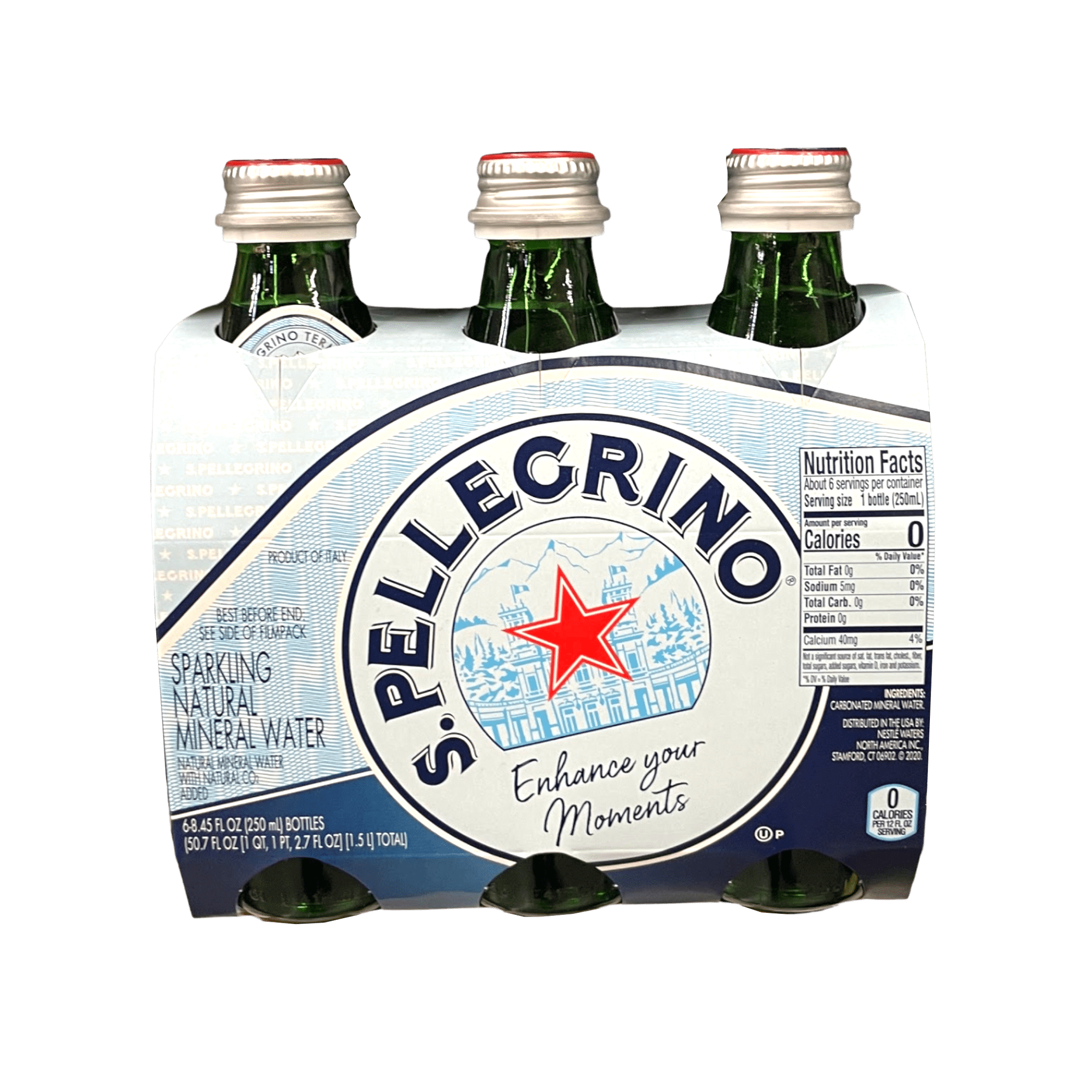 S.Pellegrino sprudelnd Mineral Wasser