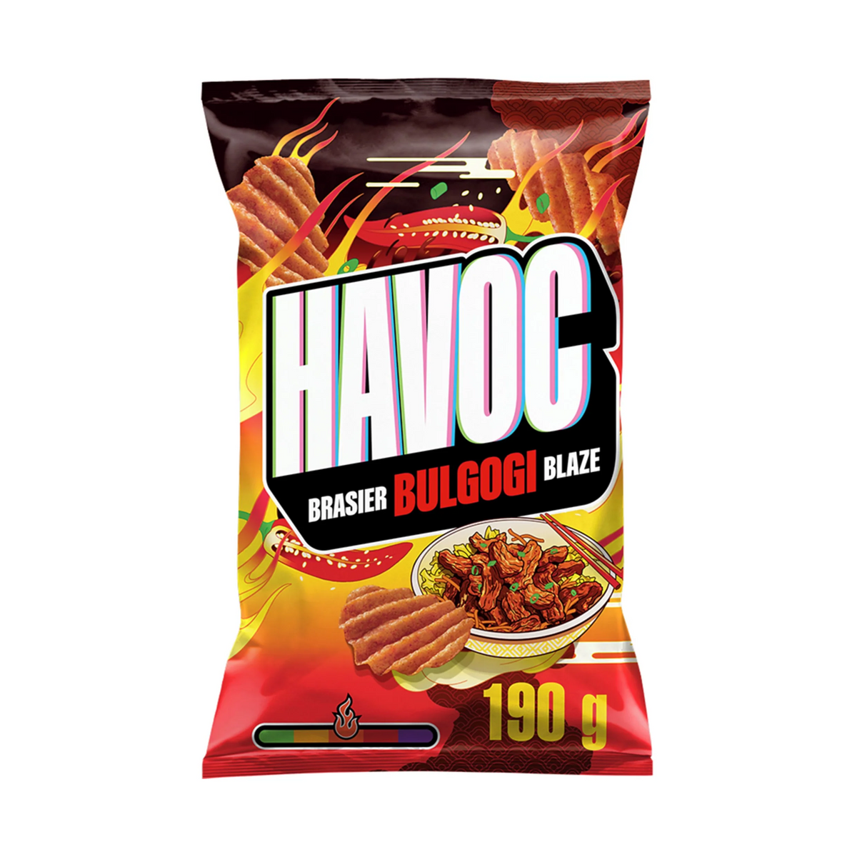 Frito Lay Havoc bulgogi blaze (chip) – 90g Kanada (Fall von 12)