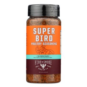FIRE AND SMOKE RUB Gewürz Super Vogel 10 Unzen – Packung mit 6