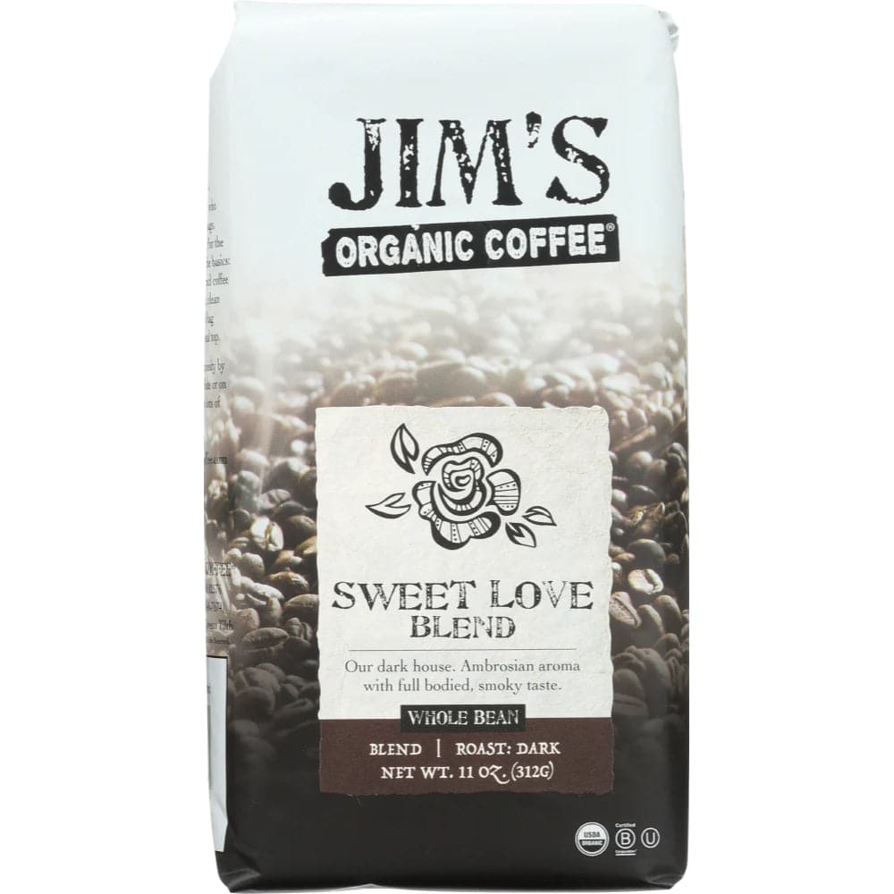 Jim's Bio-Kaffee – Vollkorn – süß Love Blend