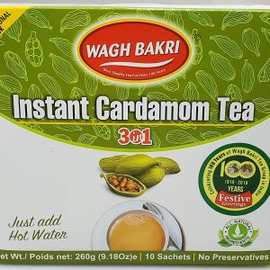 Wagh Bakri Instant Kardamom Chai Tee, 260 Gramm