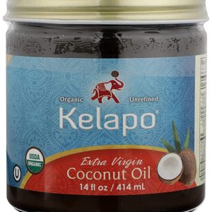 Kelapo Bio extra natives Kokosöl 14 Fl oz – Packung mit 6