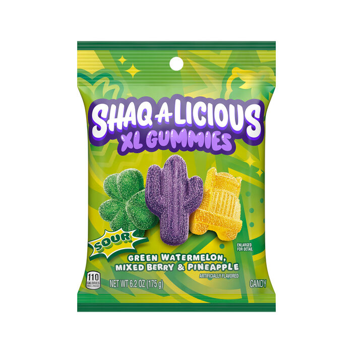 Shaq-A-Licious XL sauer Gummies